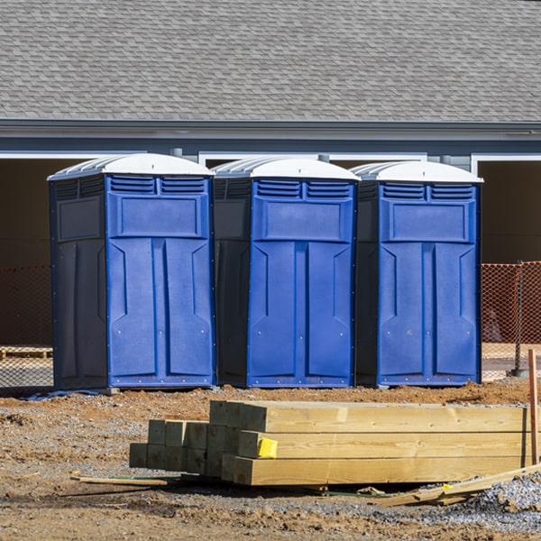 are there any restrictions on where i can place the porta potties during my rental period in Clearwater NE